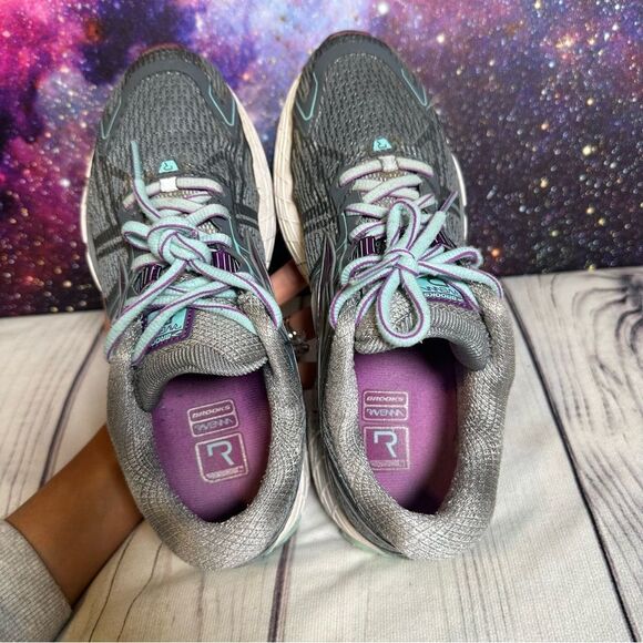 BROOKS RAVENNA DNA RUNNING ATHLETIC SHOES Women’s Sz 7.5 AQUA/ GREY - Picture 9 of 9